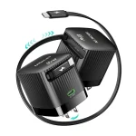 65W Retractable Wall Charger